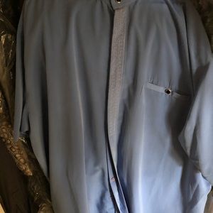 Brand New Banded Collar Size 5X 2 Piece.